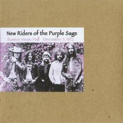New Riders Of The Purple Sage : Boston Music Hall, 12-05-72